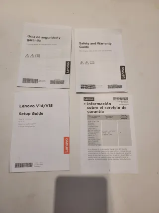 Ordenador Lenovo V15 - IGL Gris