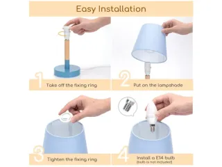 2 Lámparas de Mesa Aigostar