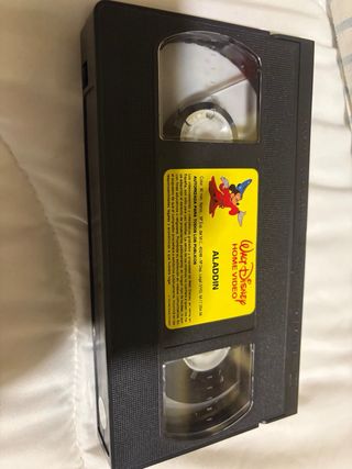 Pelicula VHS Aladdin Disney Español