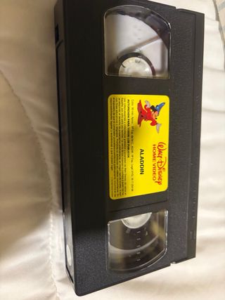 Pelicula VHS Aladdin Disney Español
