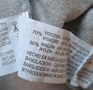 Maglia Tezenis Incrociato Tg. S Grigia