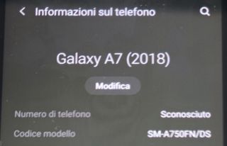 Samsung Galaxy A7 (2018) Blu