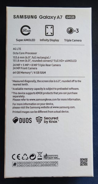 Samsung Galaxy A7 (2018) Blu