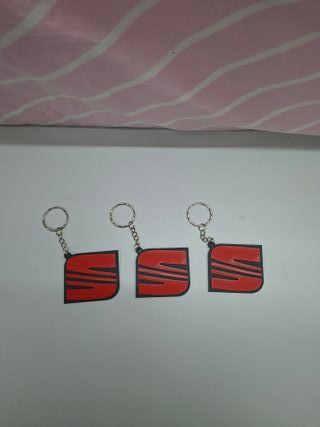 Porta-chaves Seat S Vermelho