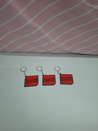 Porta-chaves Seat S Vermelho