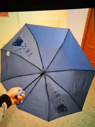 Paraguas plegable multicolor