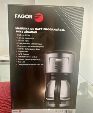 Cafetera Fagor Programable 10/12 Tazas