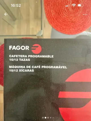 Cafetera Fagor Programable 10/12 Tazas