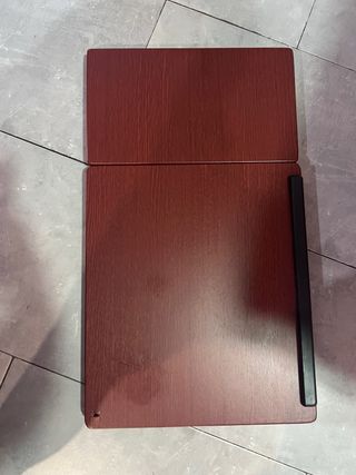 Mesa de cama plegable madera y metal