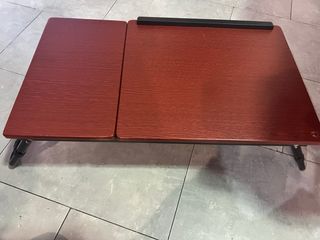 Mesa de cama plegable madera y metal