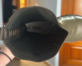 Botas verdes de caña alta con plataforma