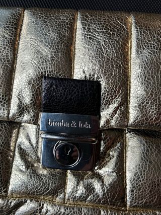 Bolso Bimba y Lola bandolera dorado