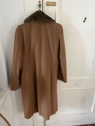 Abrigo Zara Camel Talla L