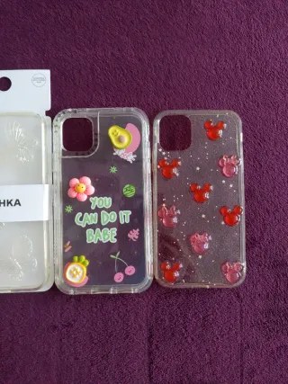 Lote 8 Fundas iPhone 11/XR Bershka y otras marcas.
