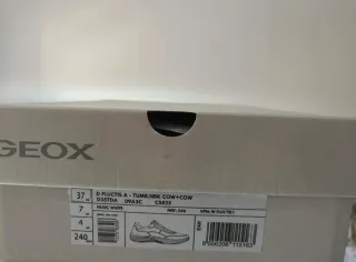 Zapatillas Geox Fluctis Rosa y Blanco