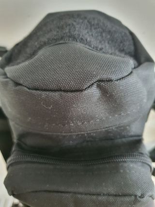 Bolso molle porta botella con correa [Negro] 27x11