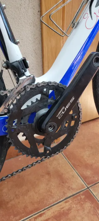 Bicicleta Gravel Rimo Blanca y Azul