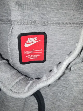 Pantalón Nike Tech Niño Talla L Gris
