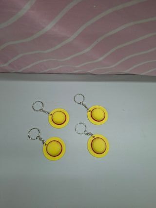 Porta-chaves Chapéu Luffy x4