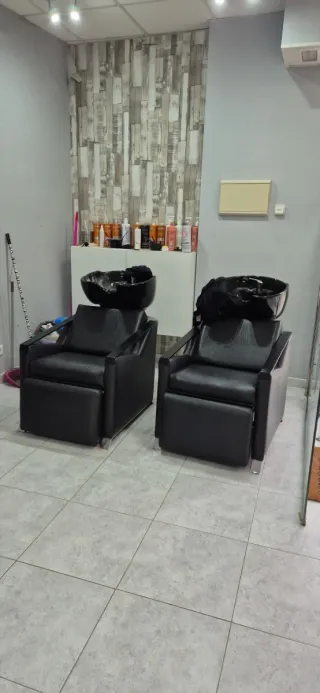 2 Lavacabezas negro para peluquería