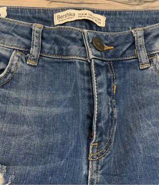 Pantalón vaquero mujer con rotos