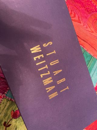 Zapatos Stuart Weitzman Marrones y Dorados