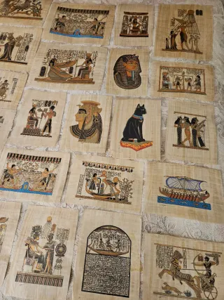 Papiro Egiziano Dipinto