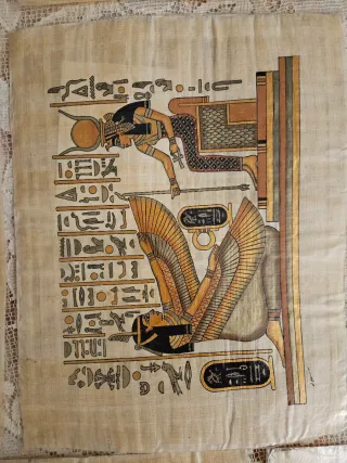 Papiro Egiziano Dipinto