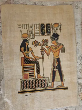 Papiro Egiziano Dipinto