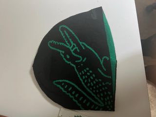 Gorro Lacoste Verde y Negro