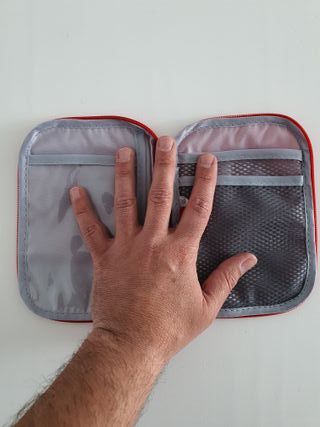 Botiquín medico de viaje 18 x 13 cm [Rojo]