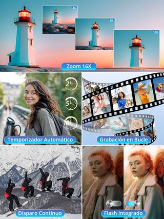 Cámara Digital 4K 64MP SIN ABRIR