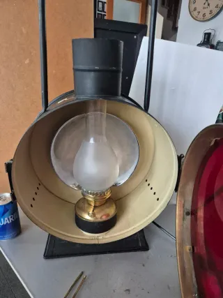 Gran Farol Ferroviario Señal Roja Años 80