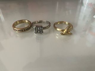 Set 3 Anillos Harry Potter