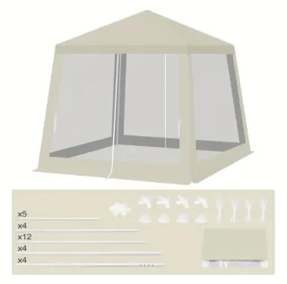 Carpa 3x3 impermeable con mosquiteras