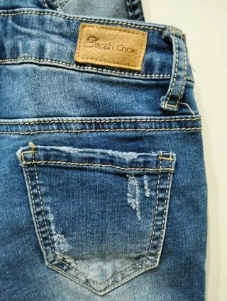 Salopette jeans bambina 5/6 anni