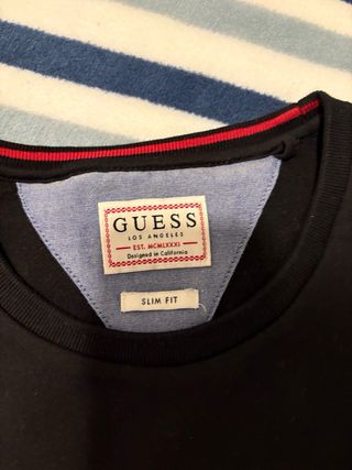 Sudadera Guess Negra Talla XL