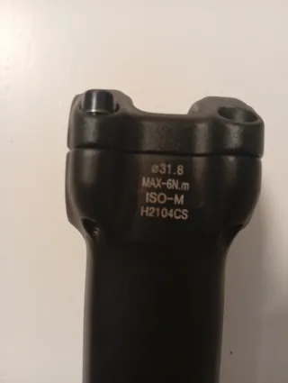 Potencia Bicicleta Negra