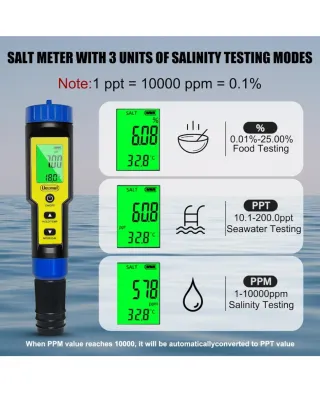 Medidor PH y ORP Ueomul con polvos calibración