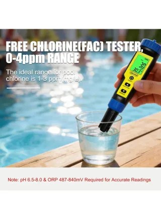 Medidor PH y ORP Ueomul con polvos calibración