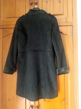 Abrigo efecto ante Cortefiel gris