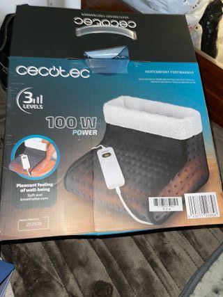Cecotec Calentador Eléctrico Pies 100W