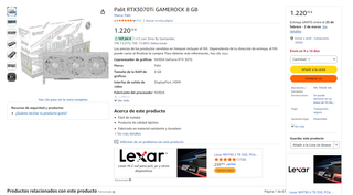 Palit GameRock RTX 3070 Ti 8GB