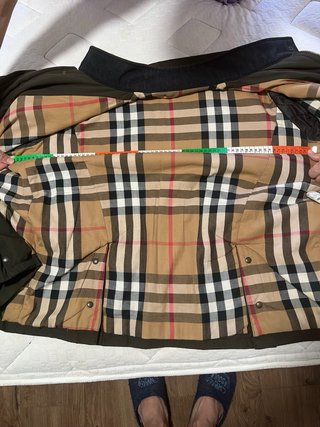 Chaqueta Parka Burberry Verde Oliva