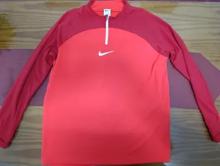 Sudadera Nike Media Cremallera Naranja/Roja