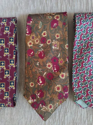 Lote 4 Corbatas Seda