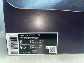 Nike Air Force 1 Negras y Blancas