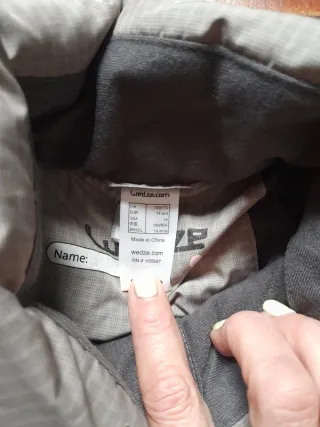 Plumas gris NIÑO/A UNISEX 14 AÑOS/164CM