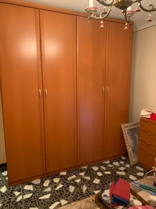 Armario 4 puertas ALTA CALIDAD + Espejos y Cajoner