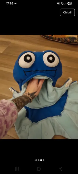 Costume da polipo 2-3 anni